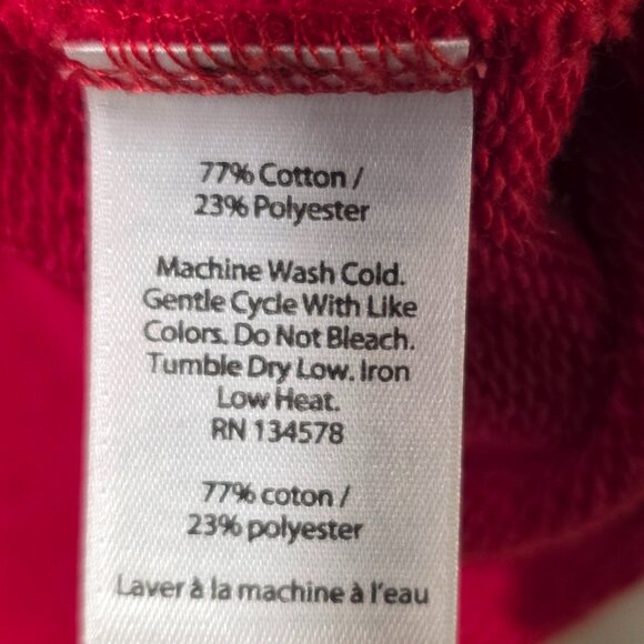 Vineyard Vines quarter Zip Sweatshirt - sz S Red - Picture 4 of 5